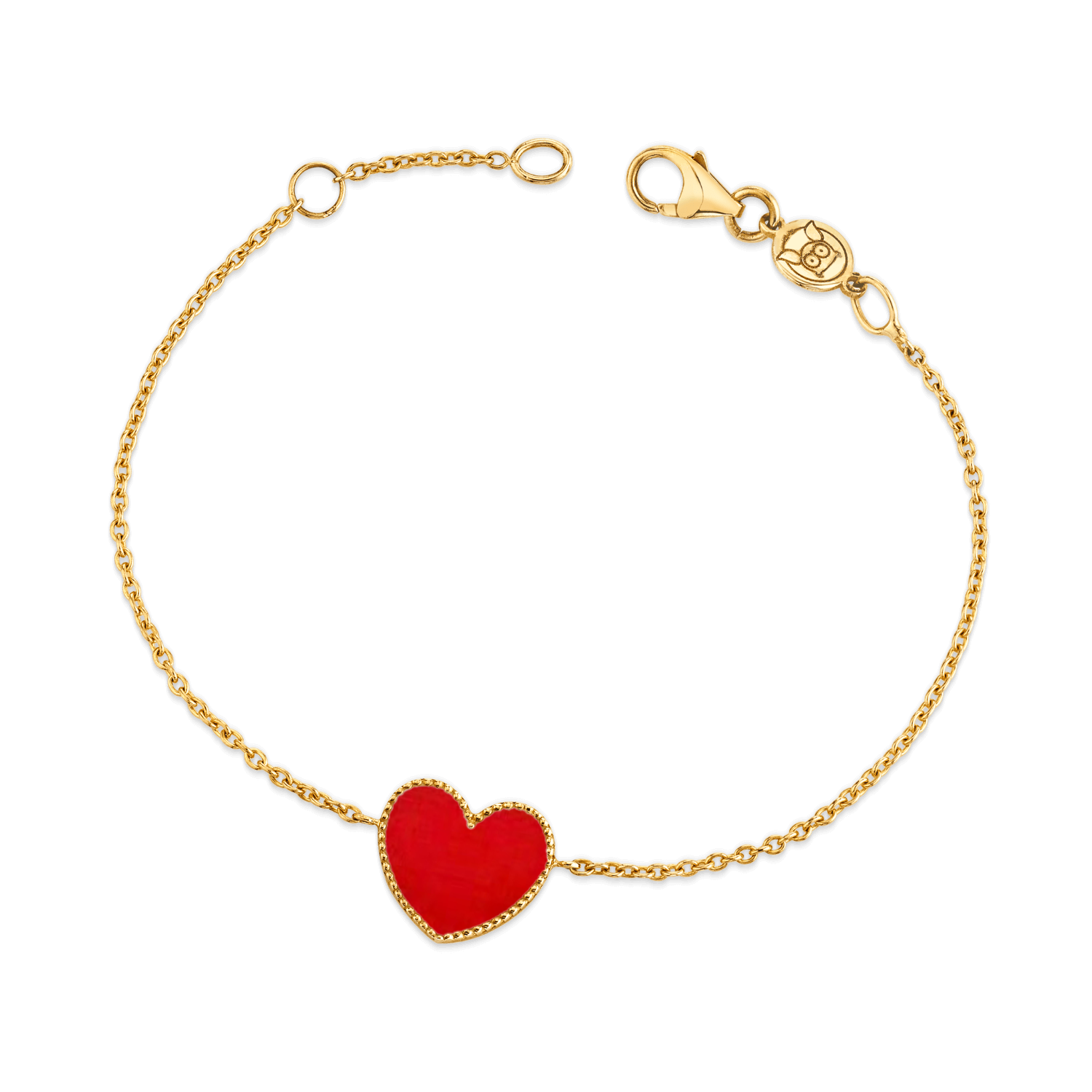 Enamel Heart Bracelet - Image 5