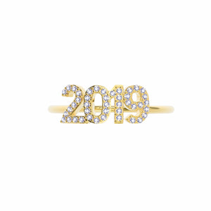 Pave Year Ring