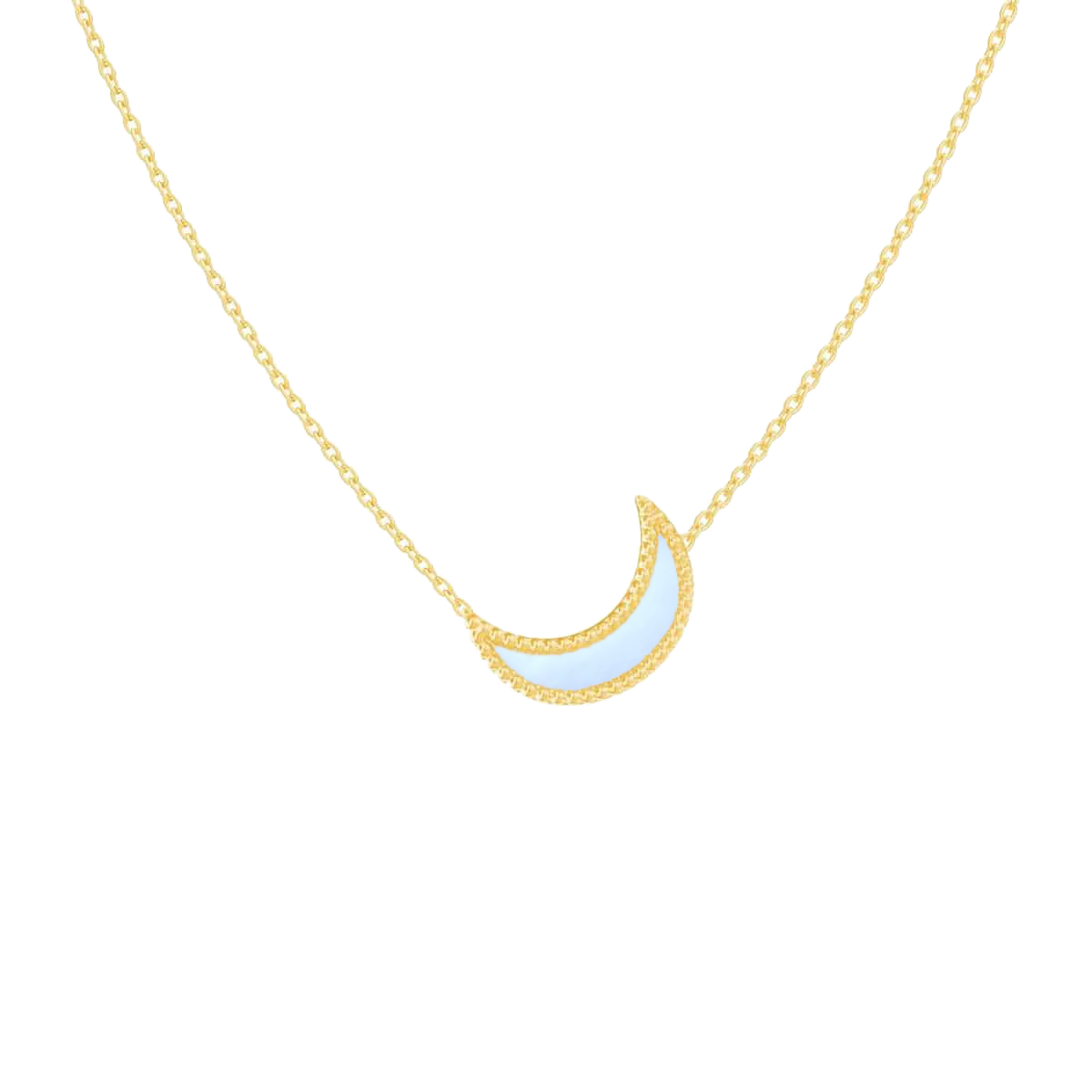 Enamel Moon Necklace - Image 2