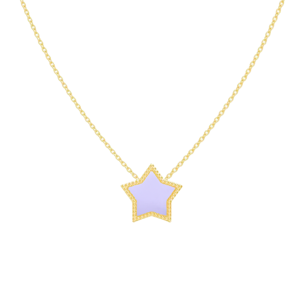 Kids Enamel Star Necklace