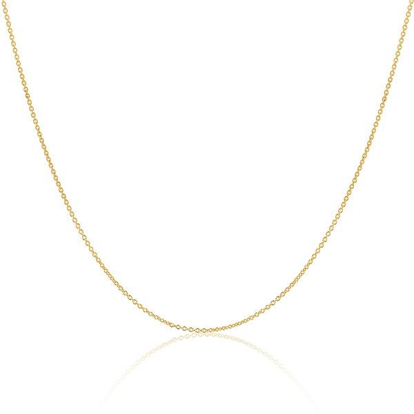 14K Gold Cable Chain Necklace