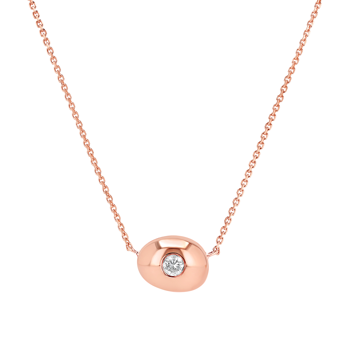 14K Gold Venus Diamond Necklace – Baby Gold