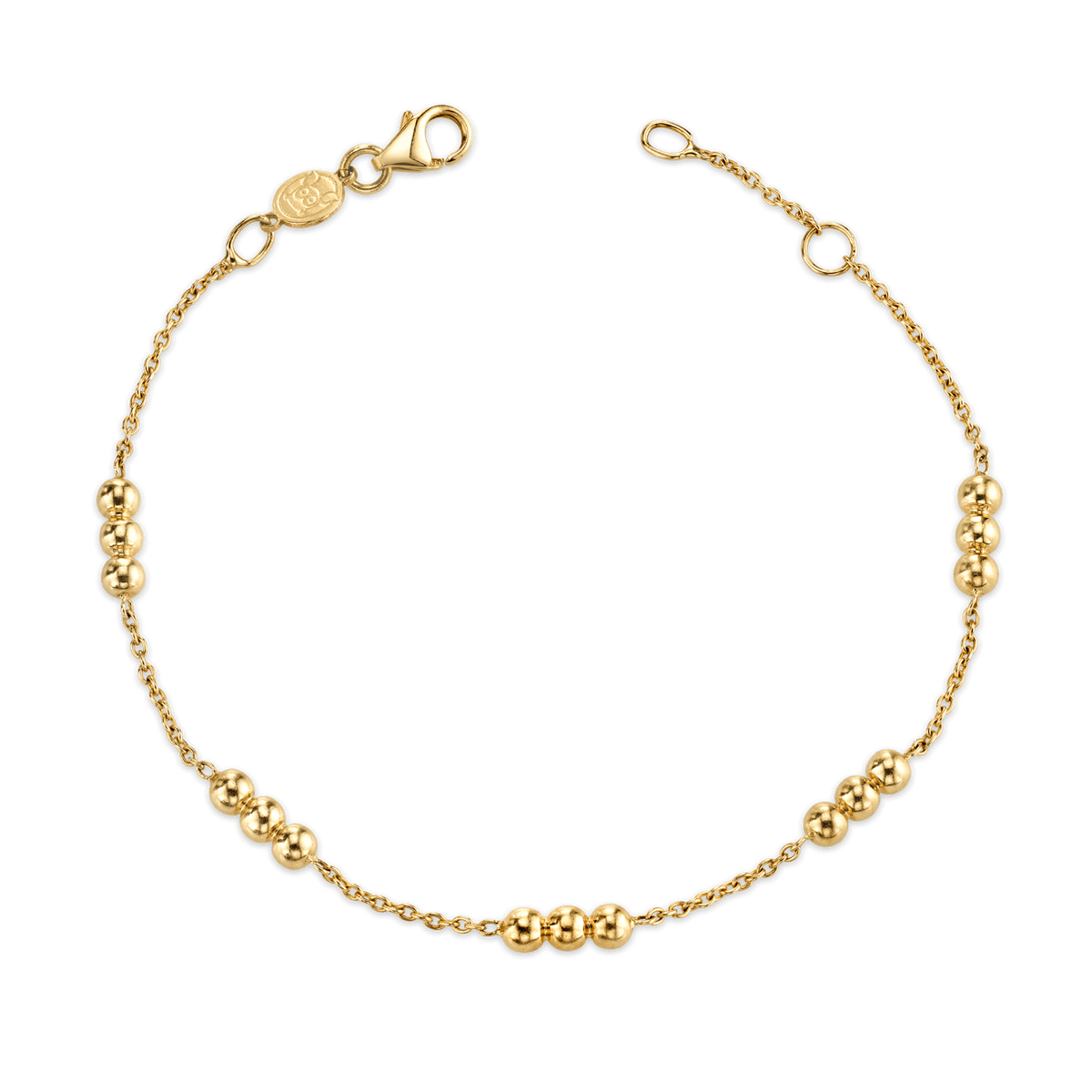 Dainty Triple Bead Bracelet