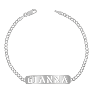 Nameplate 2025 bracelet silver