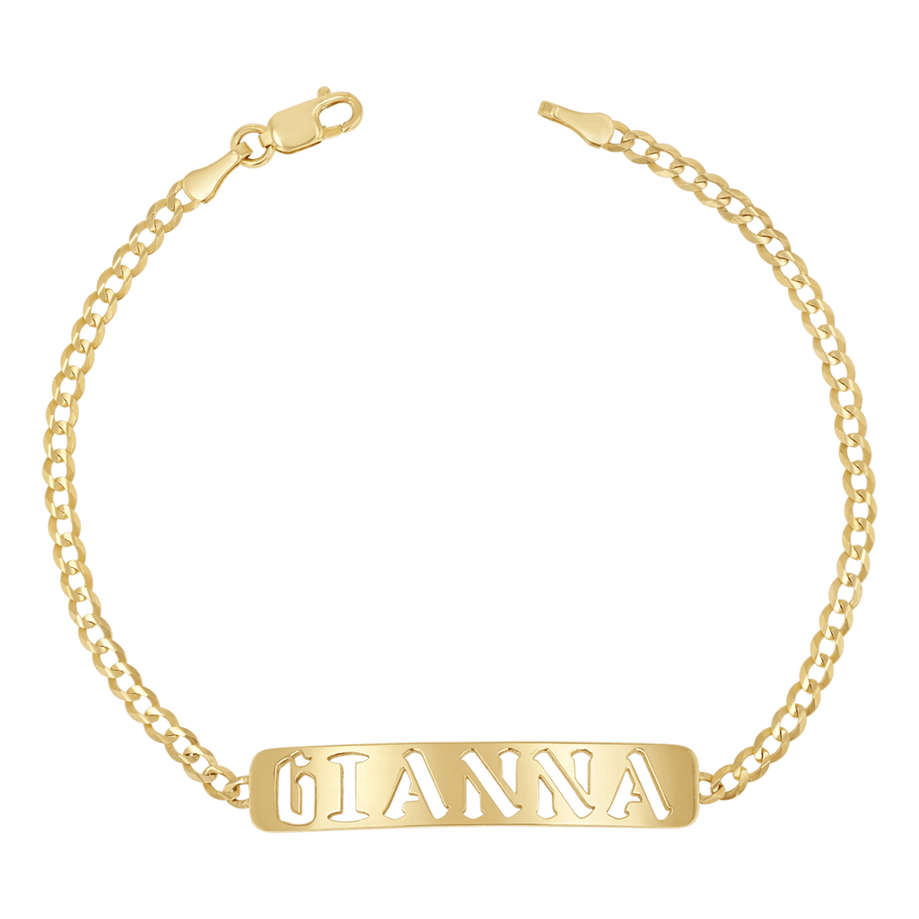 Cuban Link Nameplate Bracelet