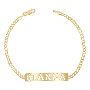 Nameplate bracelets sales