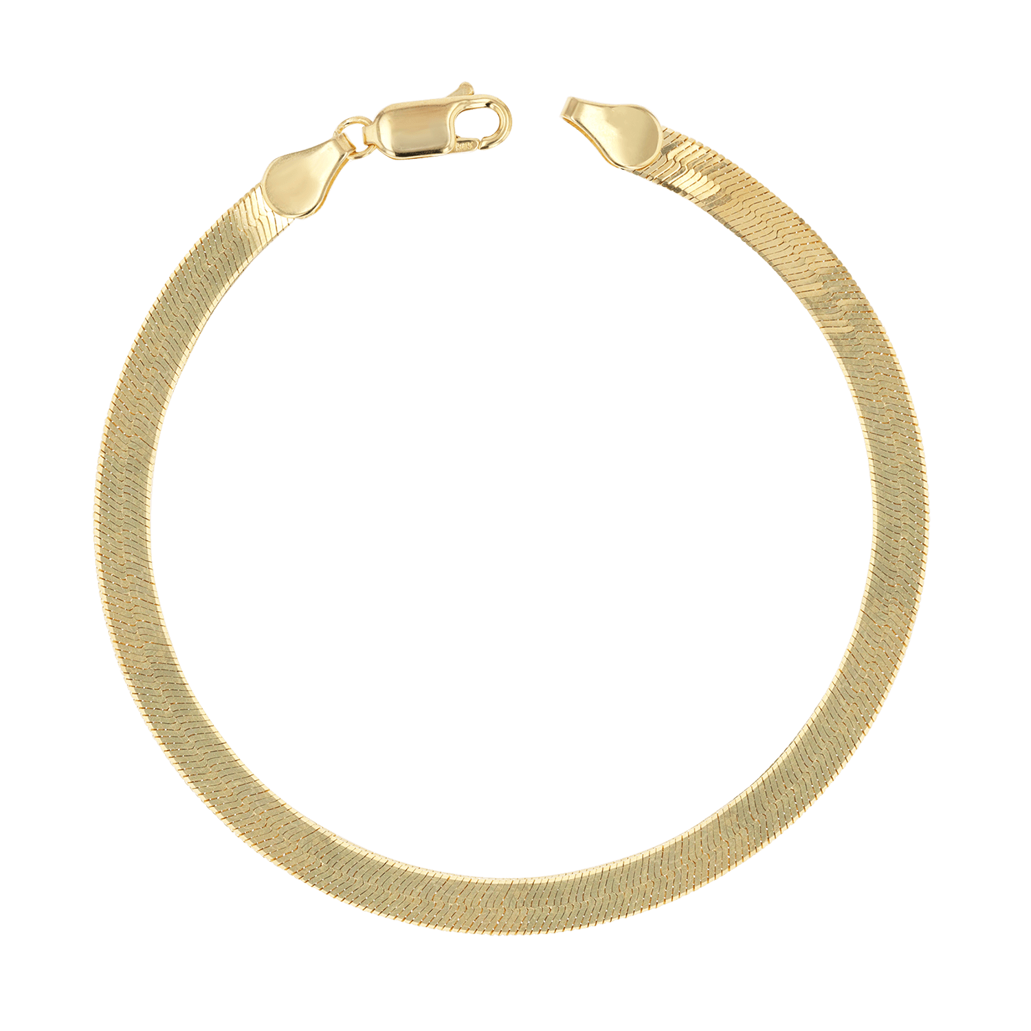 14K Gold Cuban Link Bracelet, 8.75