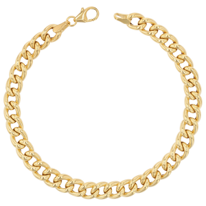 14K Grand Cuban Curb Link Bracelet