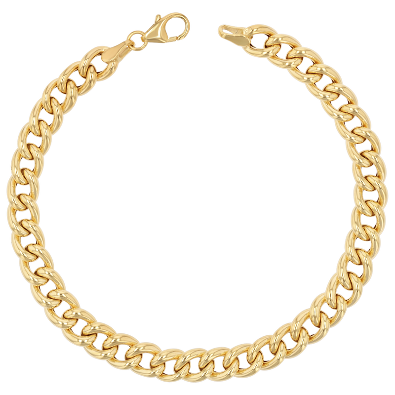 14K Grand Cuban Curb Link Bracelet