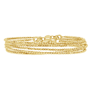 Mooncut Gold Wrap Around Bracelet