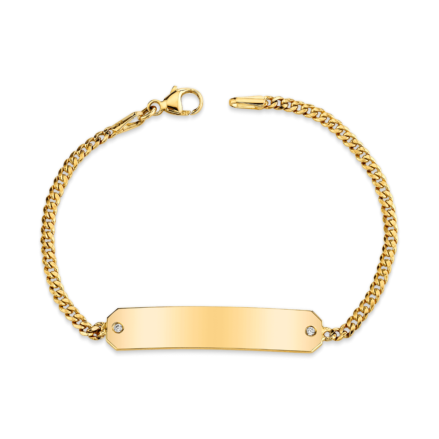 Cuban link best sale id bracelet