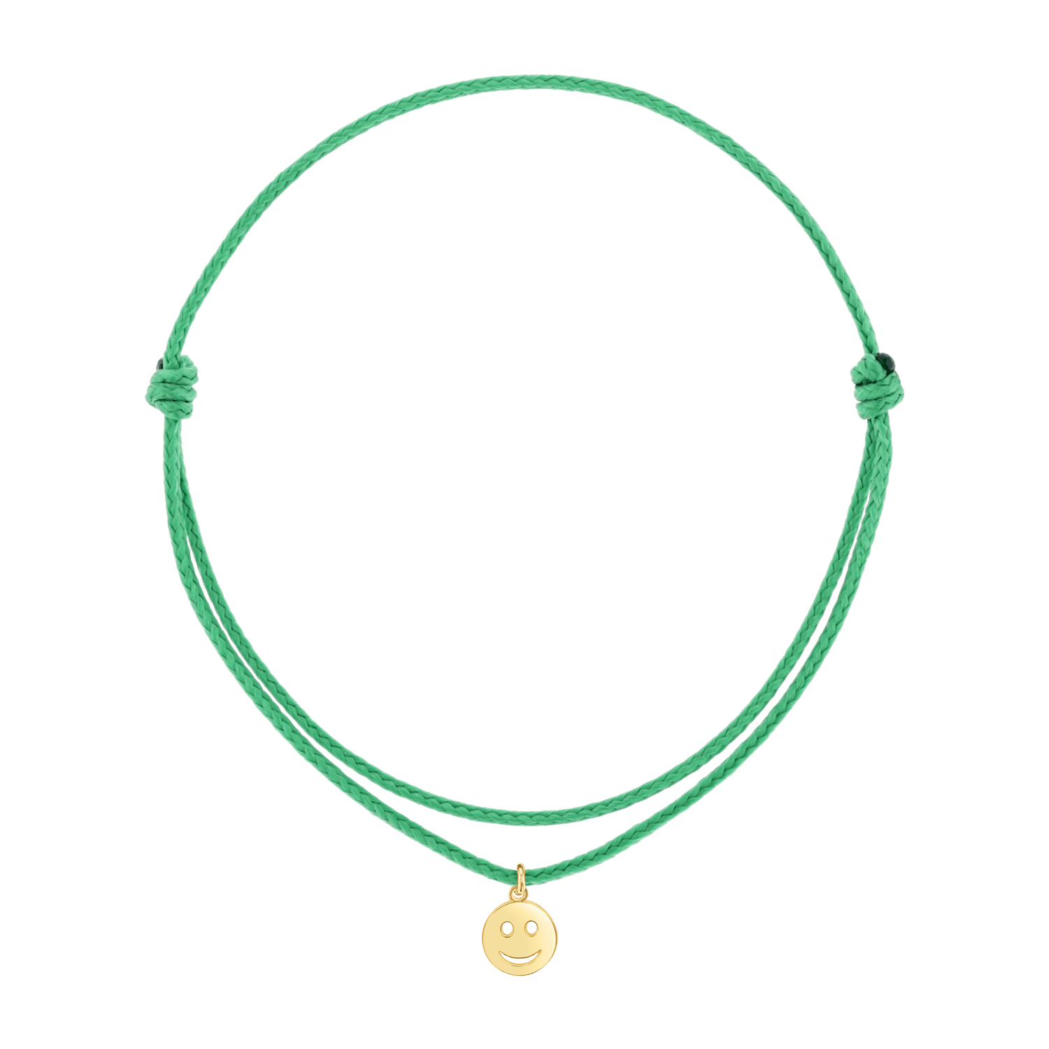 14K Gold Cord Charm String Bracelet – Baby Gold