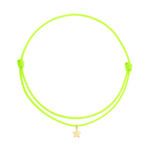 14K Gold Cord Charm String Bracelet – Baby Gold