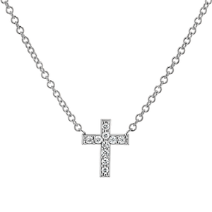 Diamond pave cross Clearance