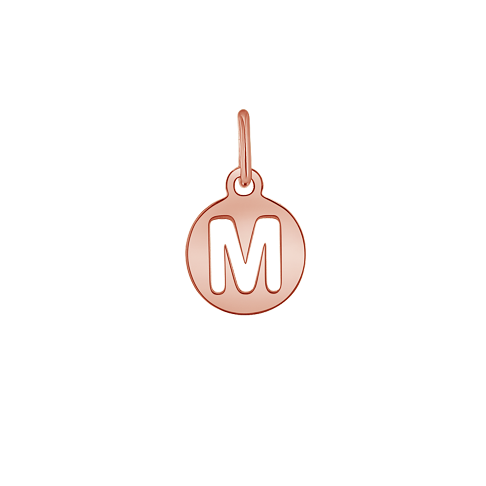 Kids Cut-Out Round Initial Letter Charm - Image 8