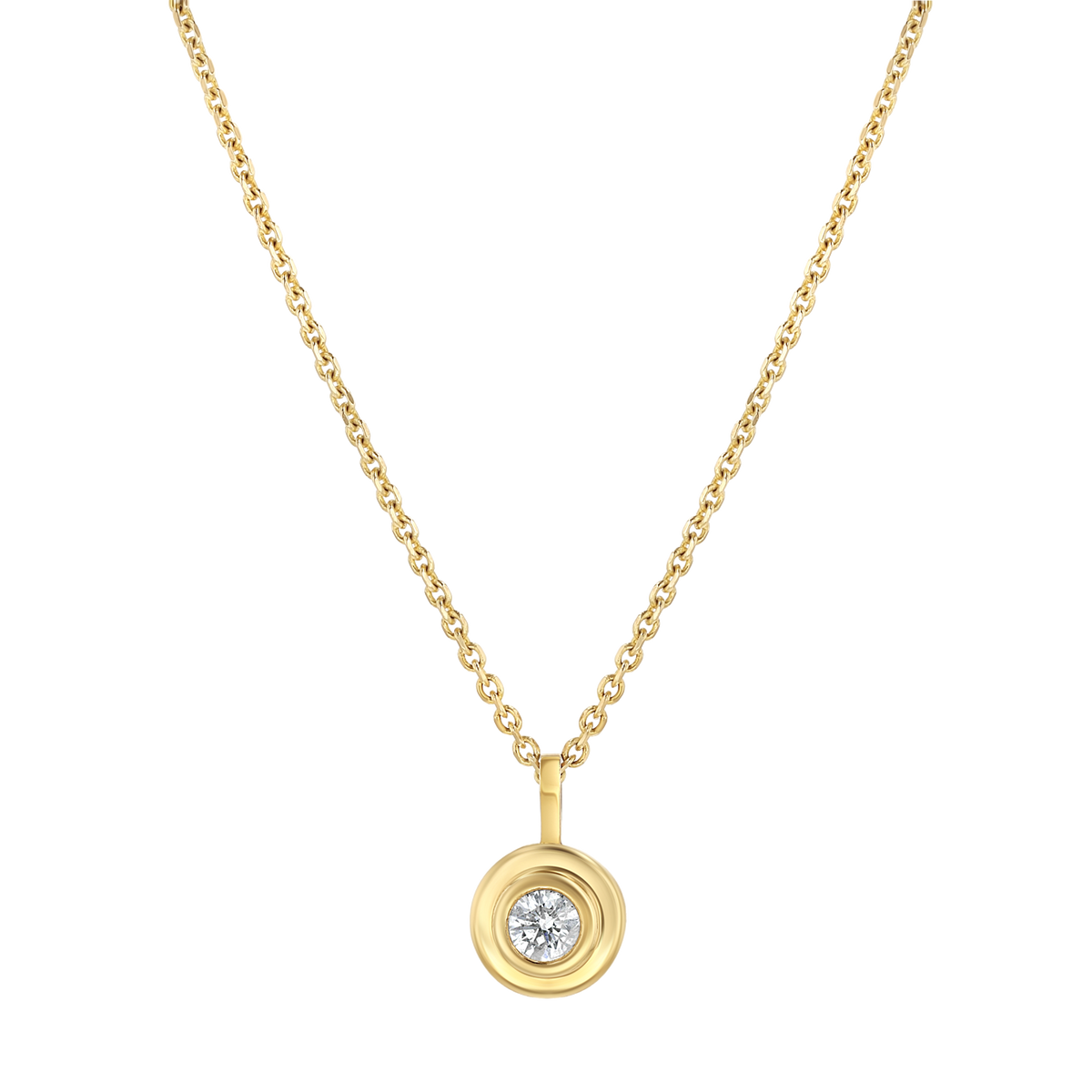 Trinatier Grand Bezel Pendant Necklace