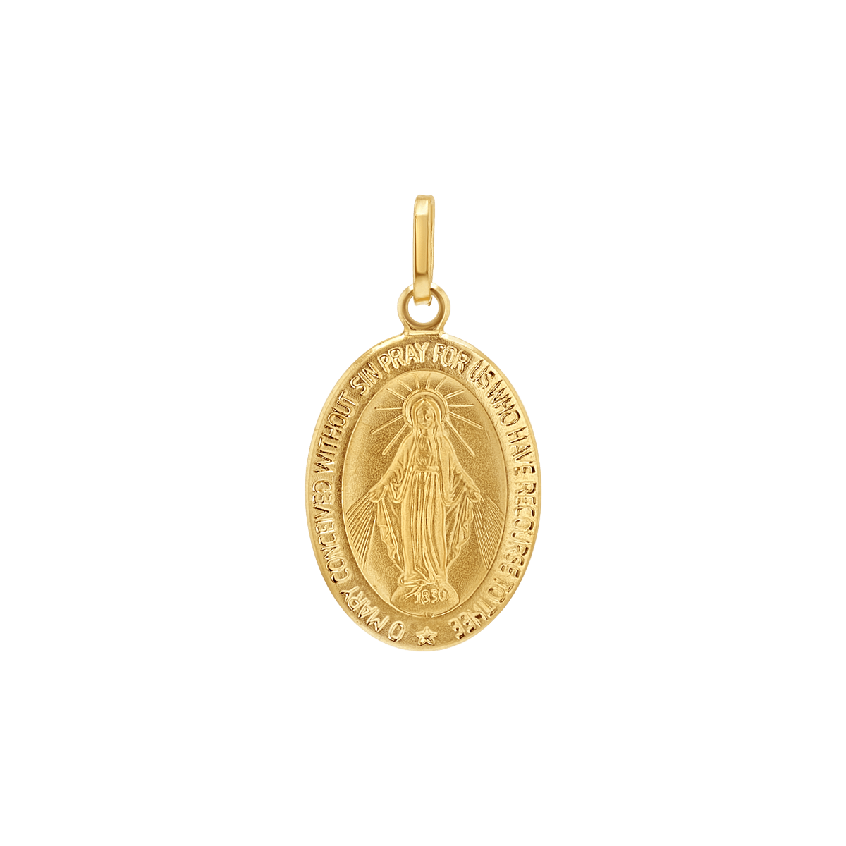 Oval Madonna Charm - Image 2