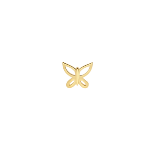 Butterfly Silhouette Stud Earrings