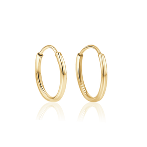 Endless Gold Hoop Earrings