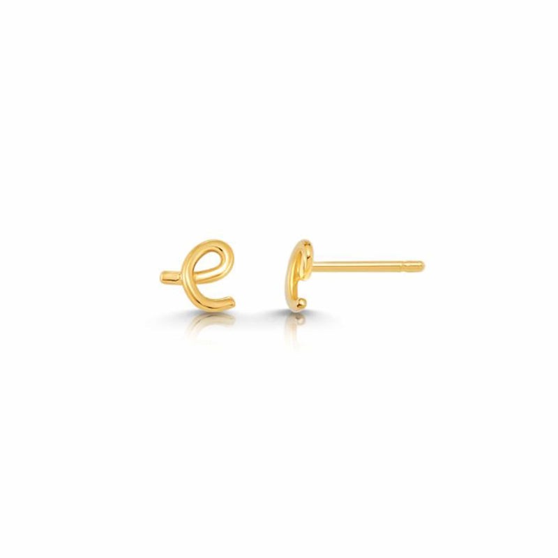 Mini Letter Earrings