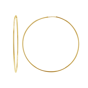 Endless hoop 2025 earrings white gold