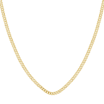 14K Dainty Cuban Link Chain Necklace – Baby Gold