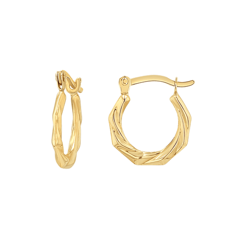 Sugar Gold Huggie Earrings