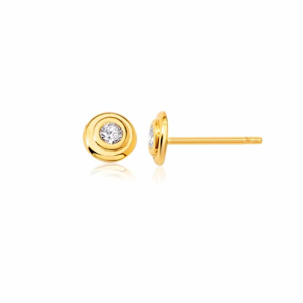 A Customizable 14K Gold earrings