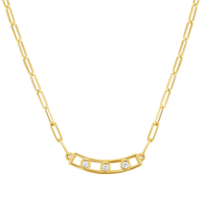 Bubble Diamond Necklace