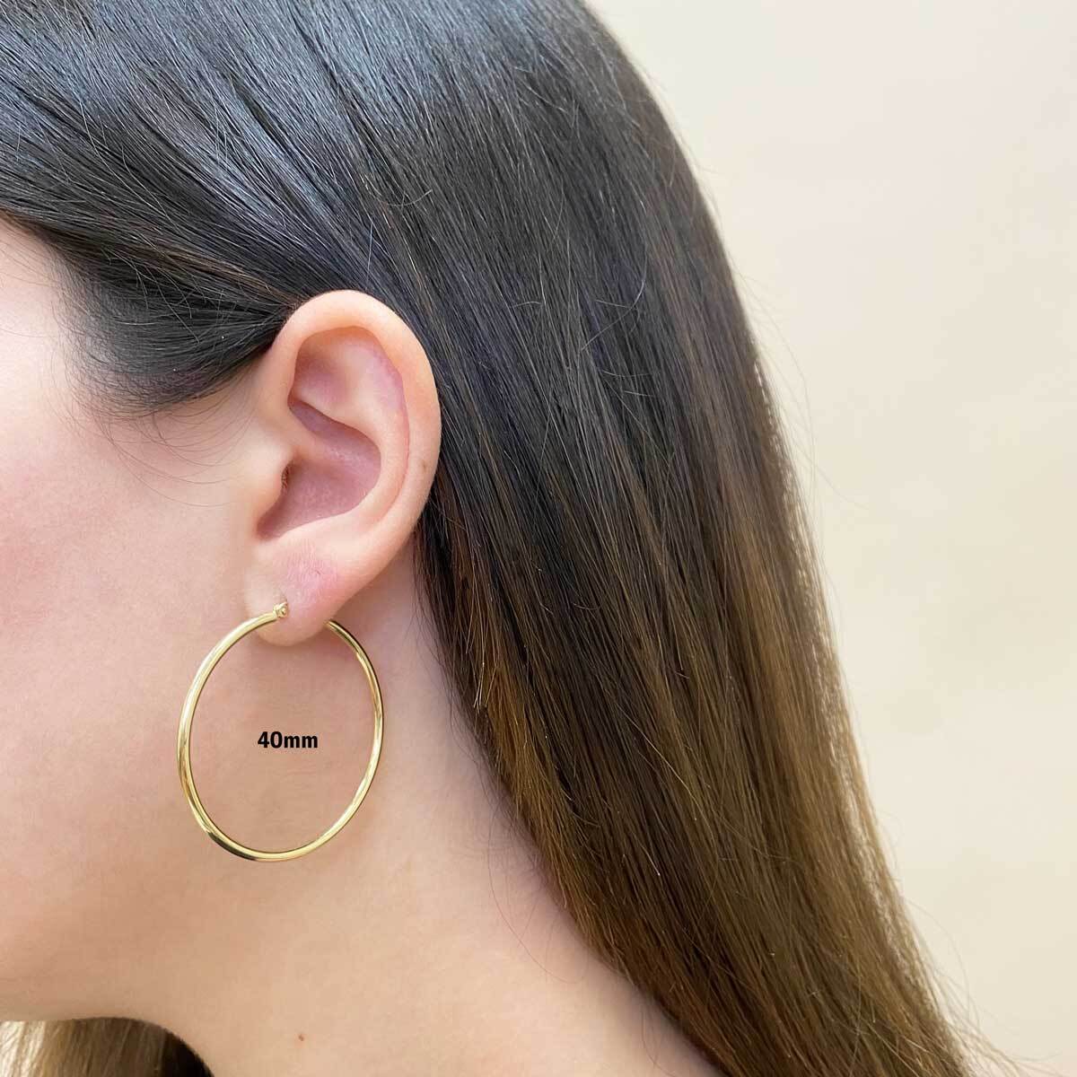 Minimalist Glossy Gold Hoop Earrings for Girls Stainless Steel Women Jewelry  2021 Wholesale High Quality Earrings - AliExpress