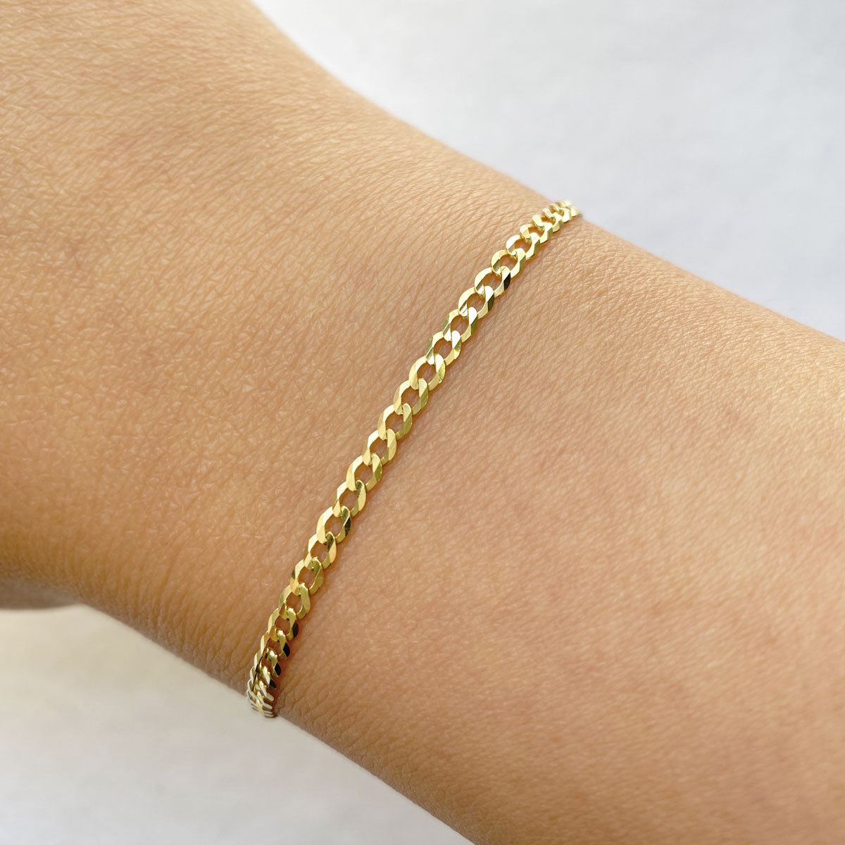 Gold bracelet diamond cut Clearance