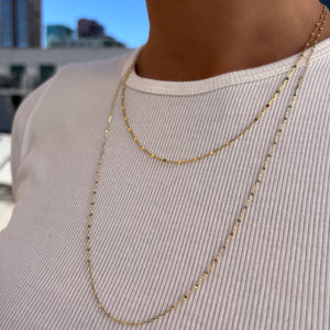 Petite Sequin Chain Necklace