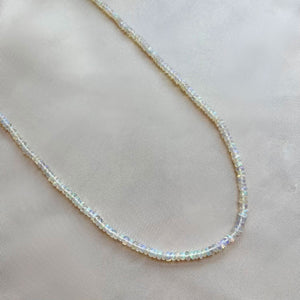 Tapered Opal Bead Necklace