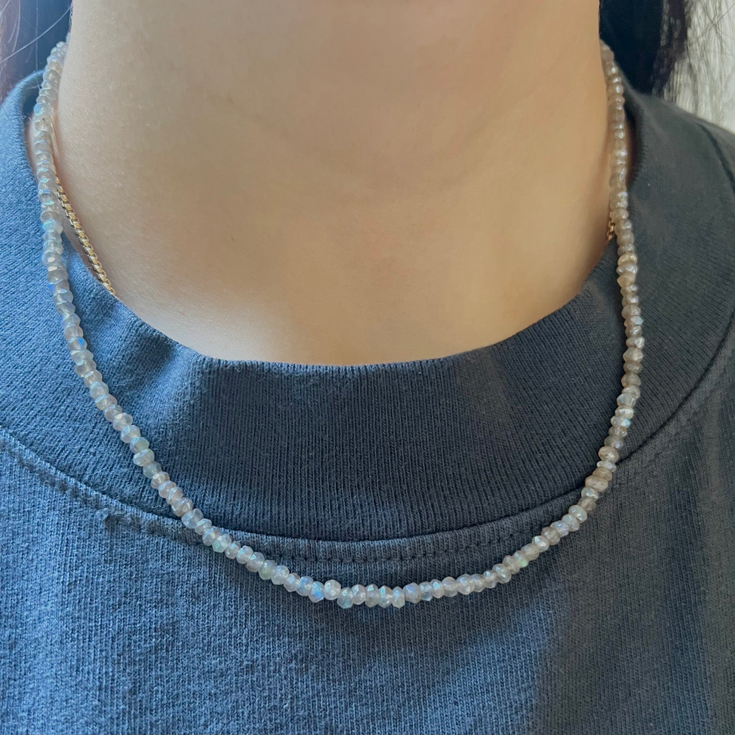 Labradorite Bead Necklace - Image 3