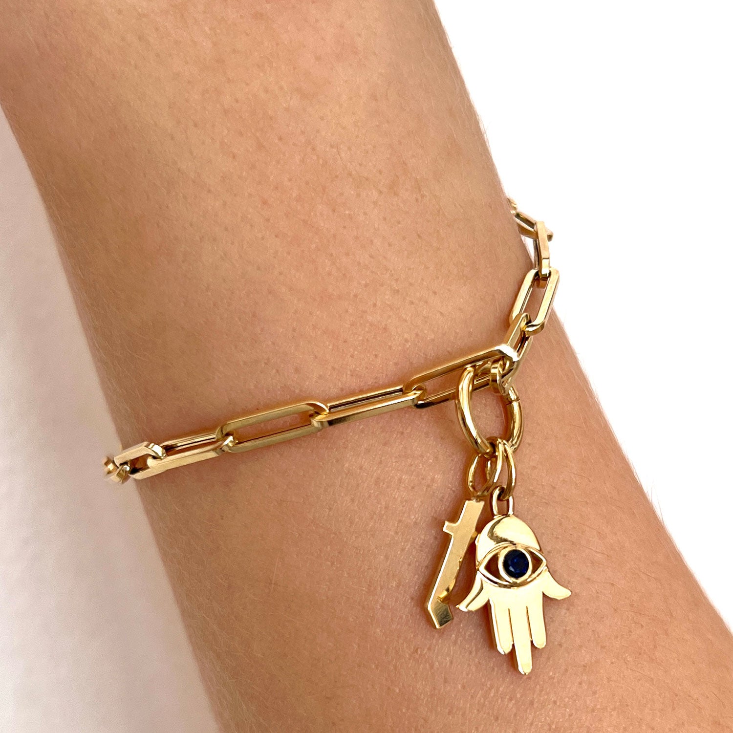 Petit Round Connector Charm Clasp - Image 8