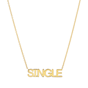"SINGLE" Linear Necklace