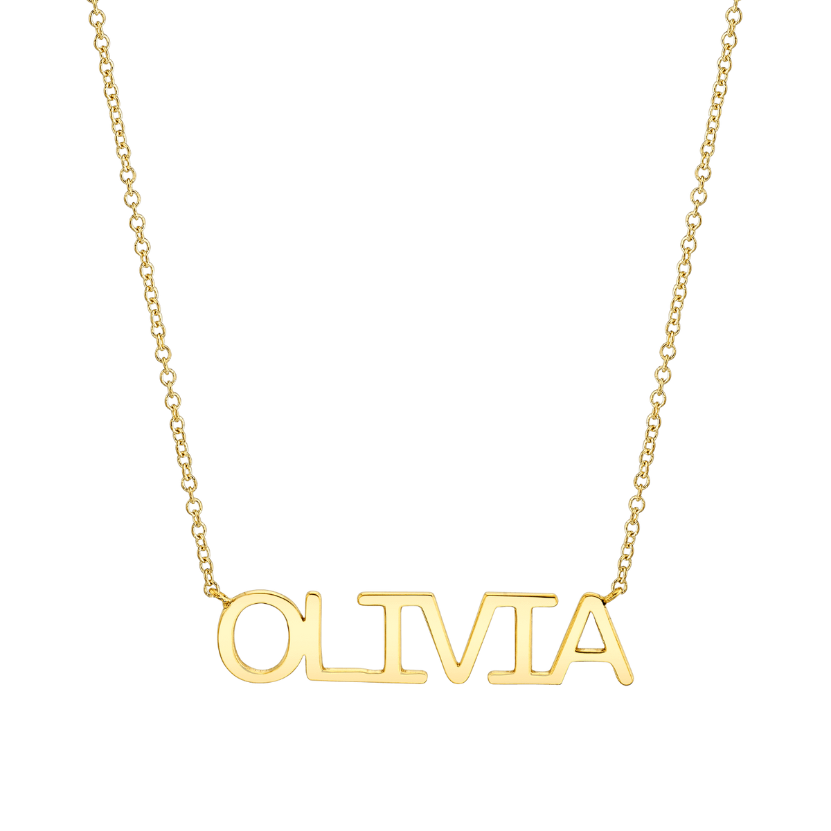 Linear Name Necklace