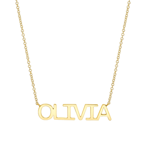 Kids Linear Name Necklace
