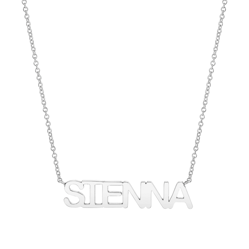 Kids Linear Name Necklace