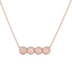 Custom 2025 bubble necklace