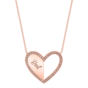 Best Friend Heart Necklaces (Set of 2)