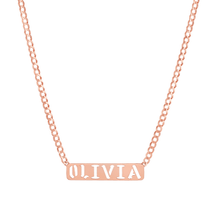 Cuban link 2025 name plate