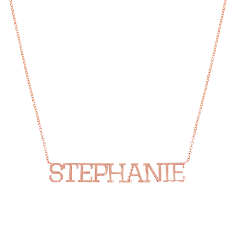 Varsity Name Necklace