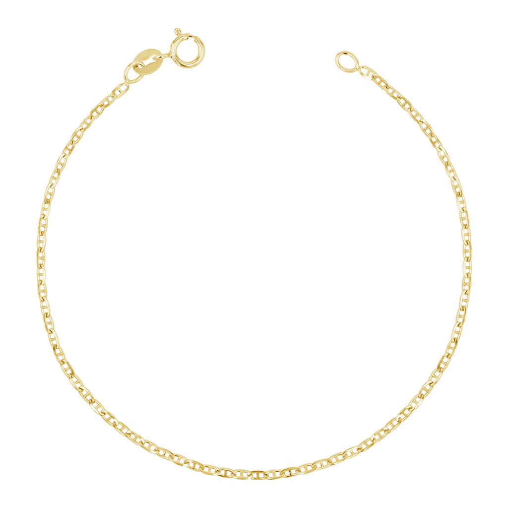 Mariner Anchor Chain Link Bracelet