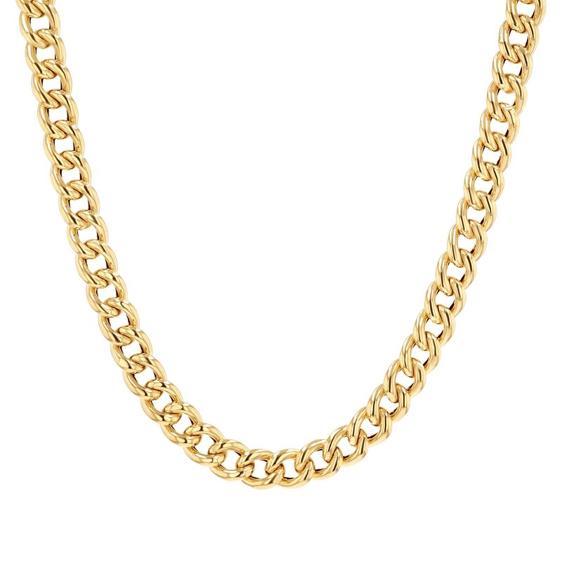 14K Grand Cuban Curb Link Necklace