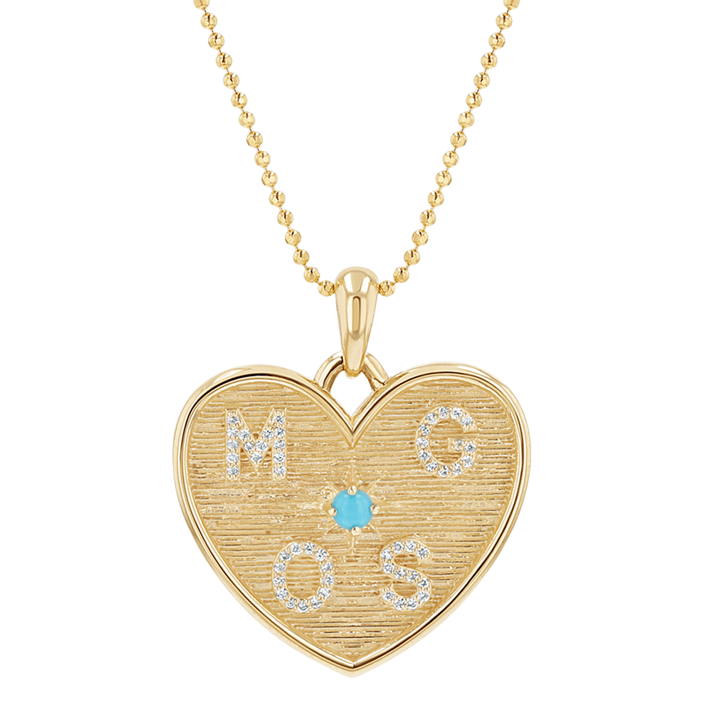 Love Padlock Engravable Sparkle Necklace 14K Rose Gold / 20 Inches by Baby Gold - Shop Custom Gold Jewelry