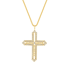 Baby gold chain with 2025 cross
