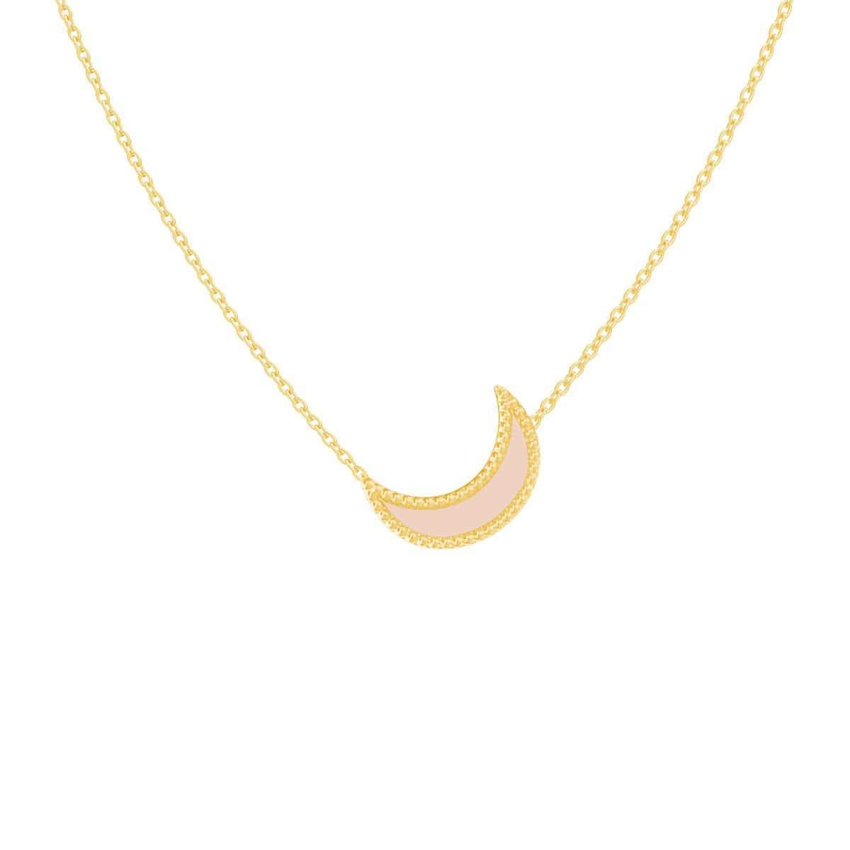 Enamel Moon Necklace - Image 4