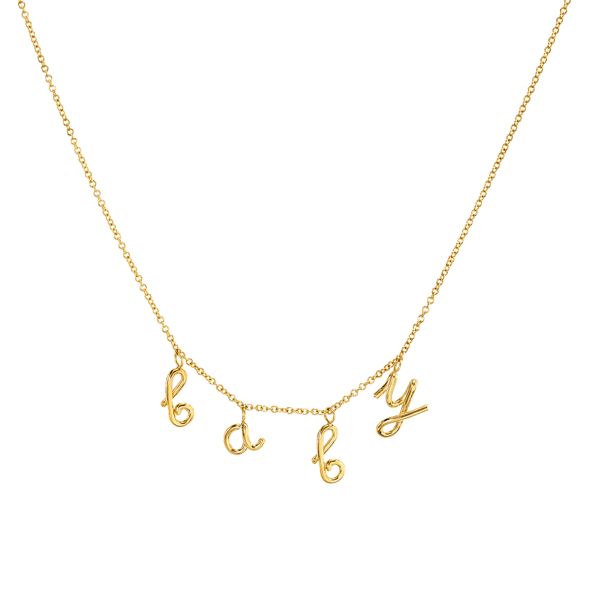 Mini Letter Baby Necklace