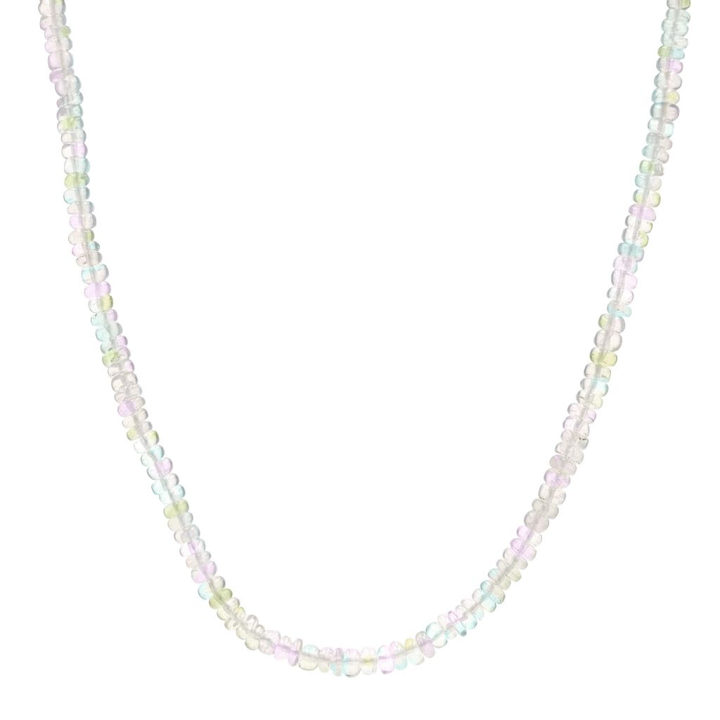 Tapered Opal Bead Necklace